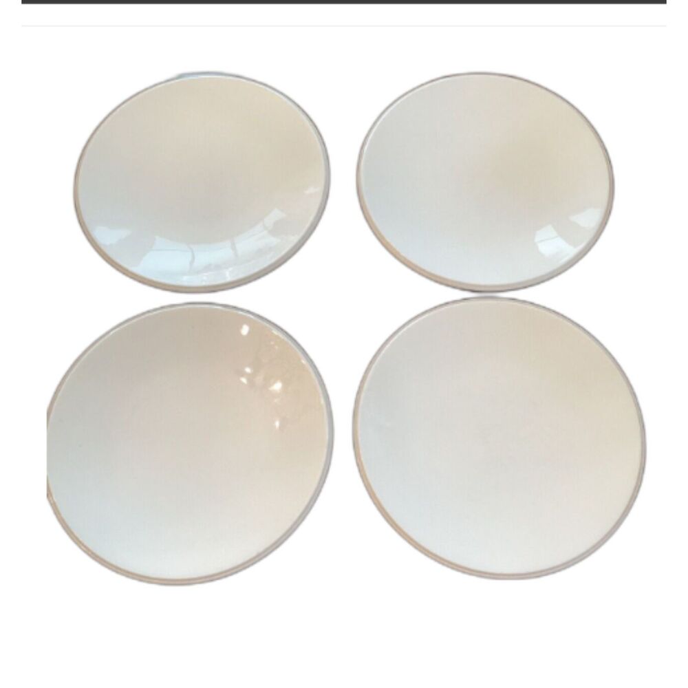 LENOX UBQUITY STONE 11" DINNER PLATE  PORCELAIN OFF WHITE SET OF 4 PCS
